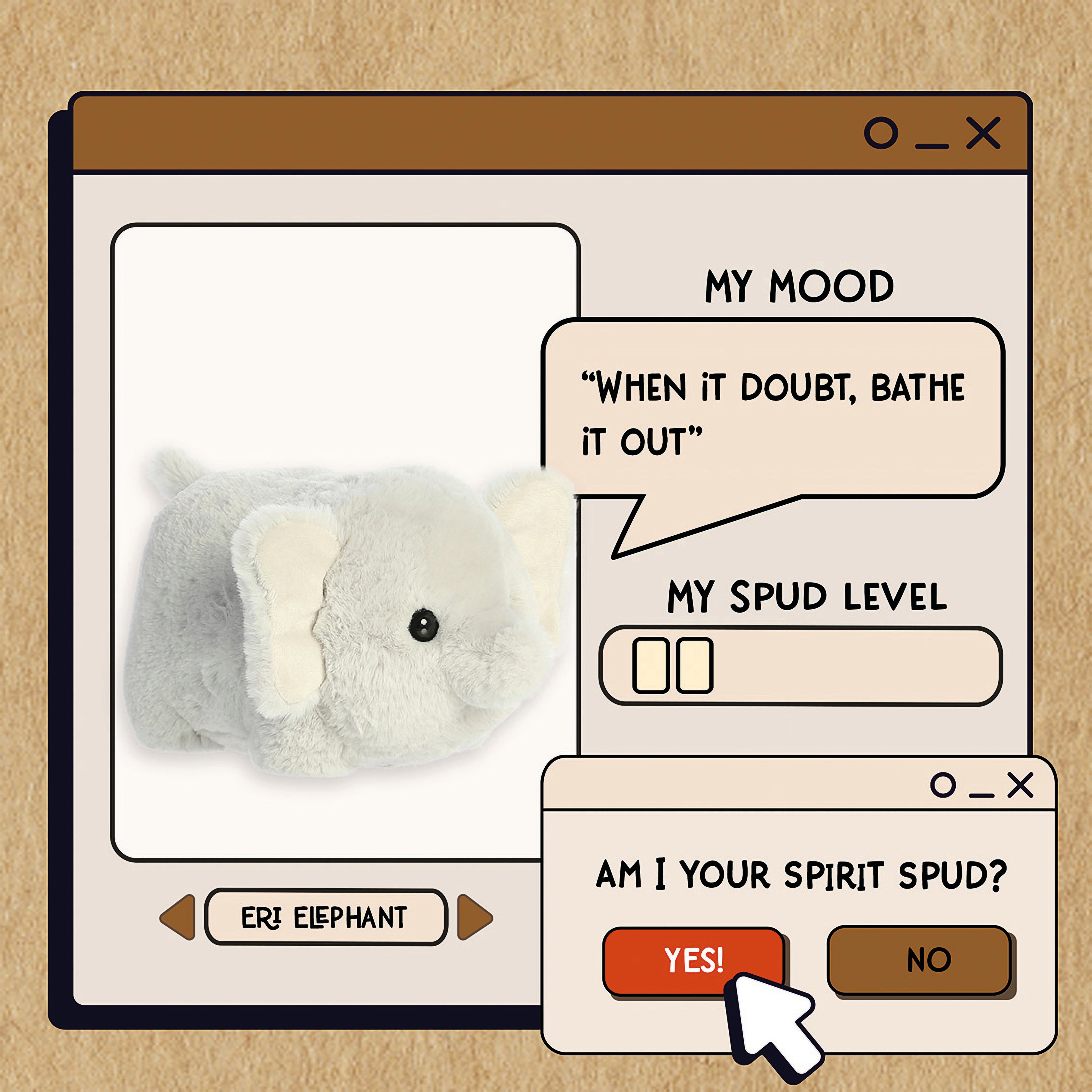Spudsters - Eri Elephant 25cm