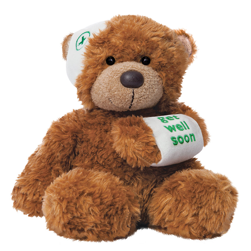 Bonnie Bear - Brown Get Well Soon 23cm