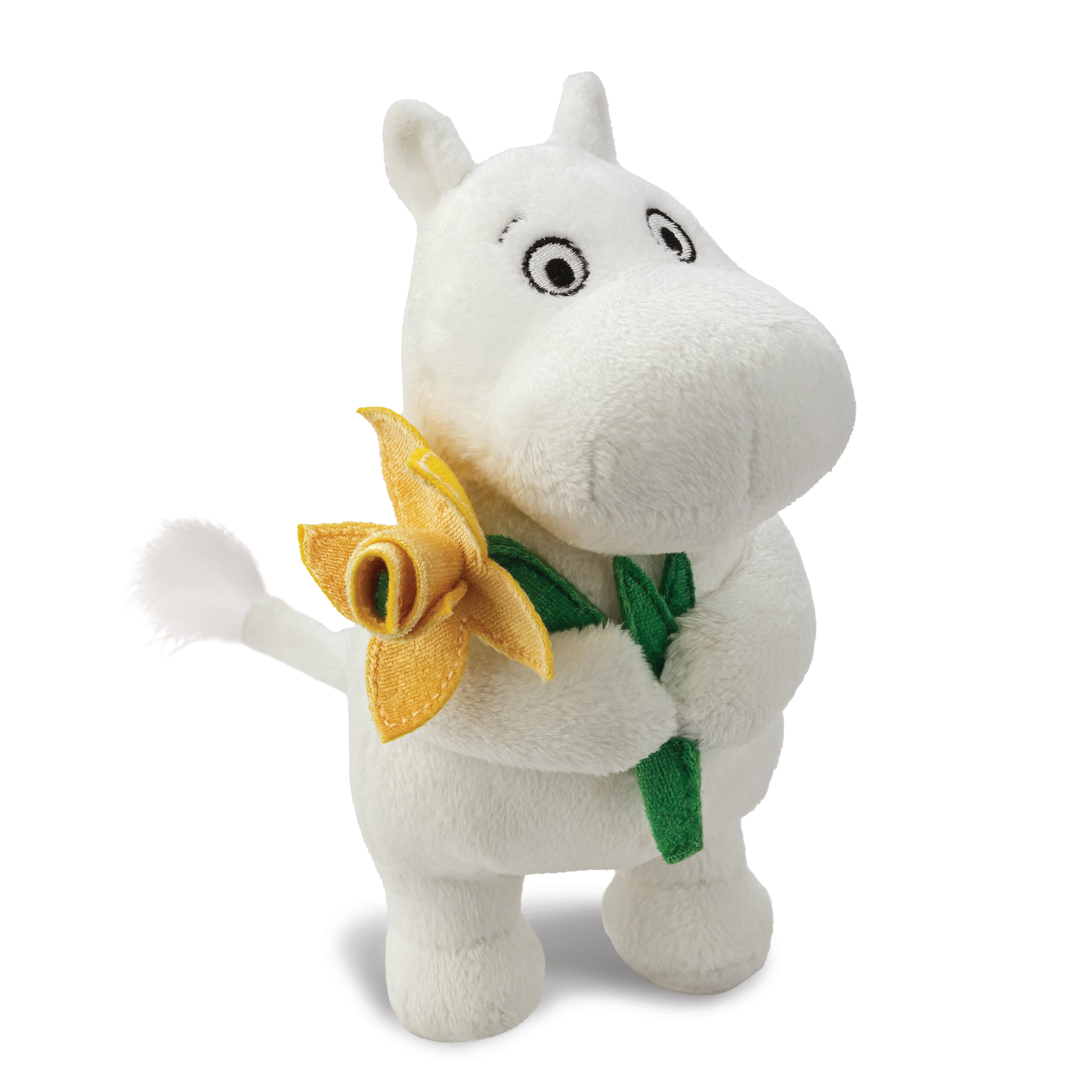 Moomin - Standing with Daffodil 17cm