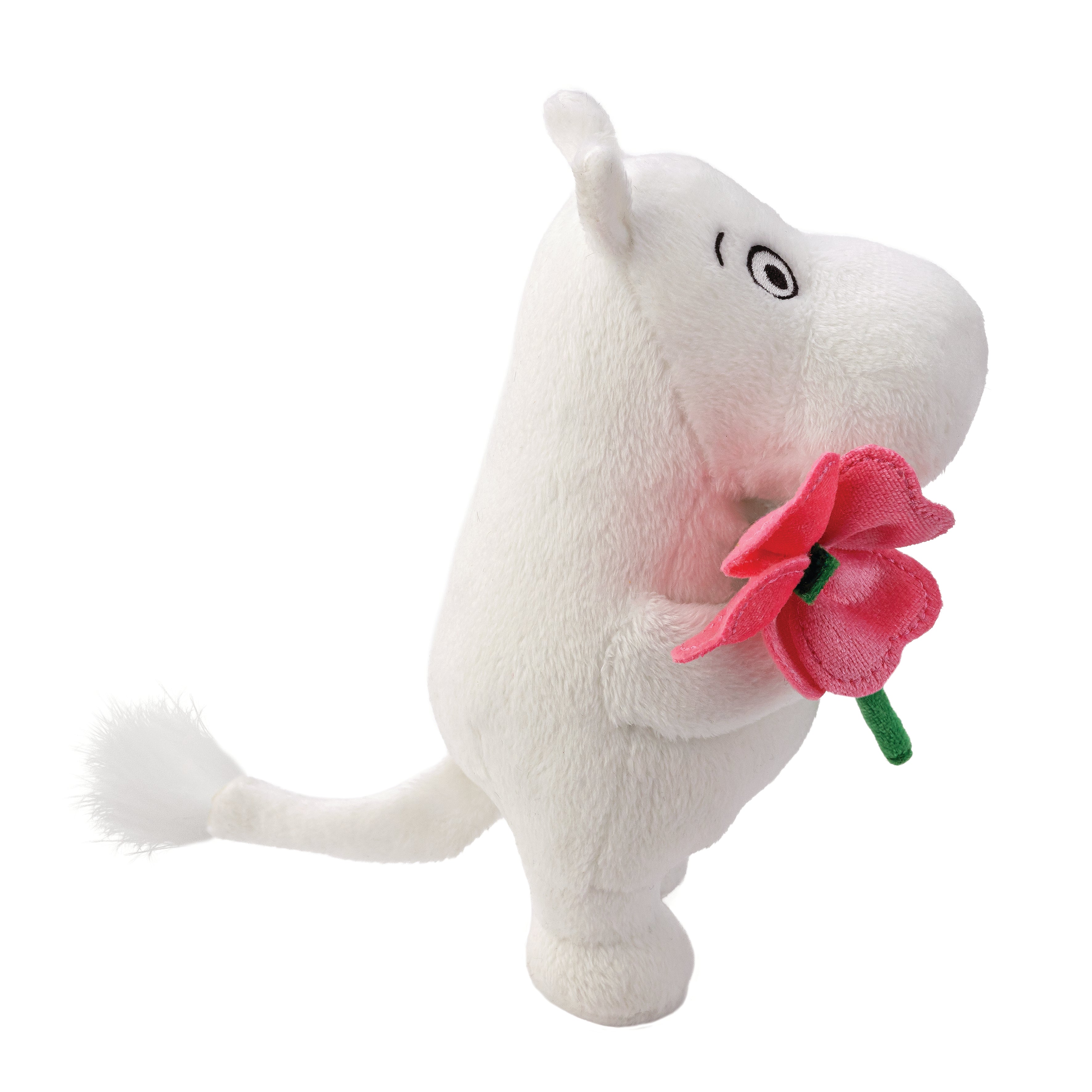 Moomin - Standing with Pink Flower 17cm