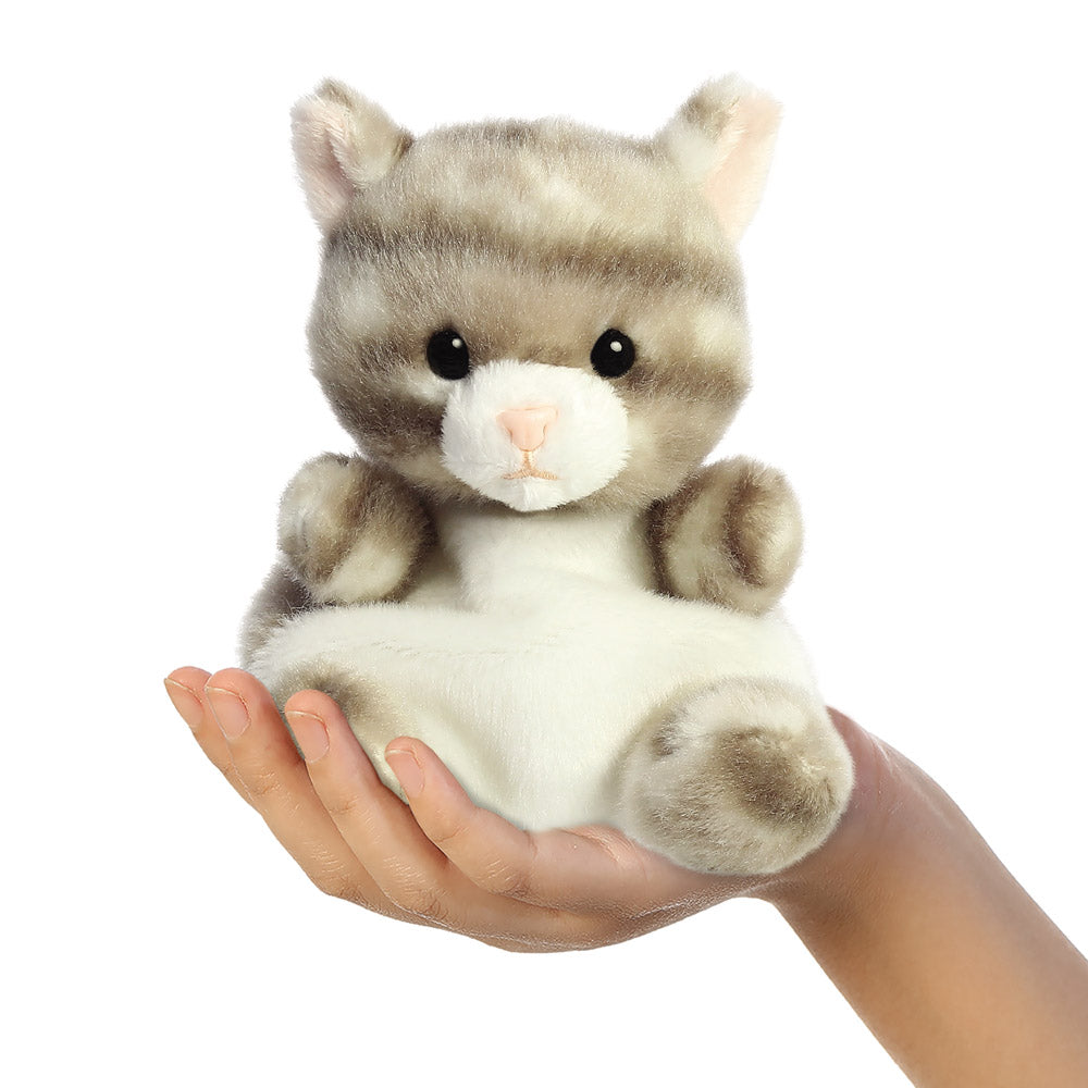 Palm Pals - Silver Kitty Cat 13cm
