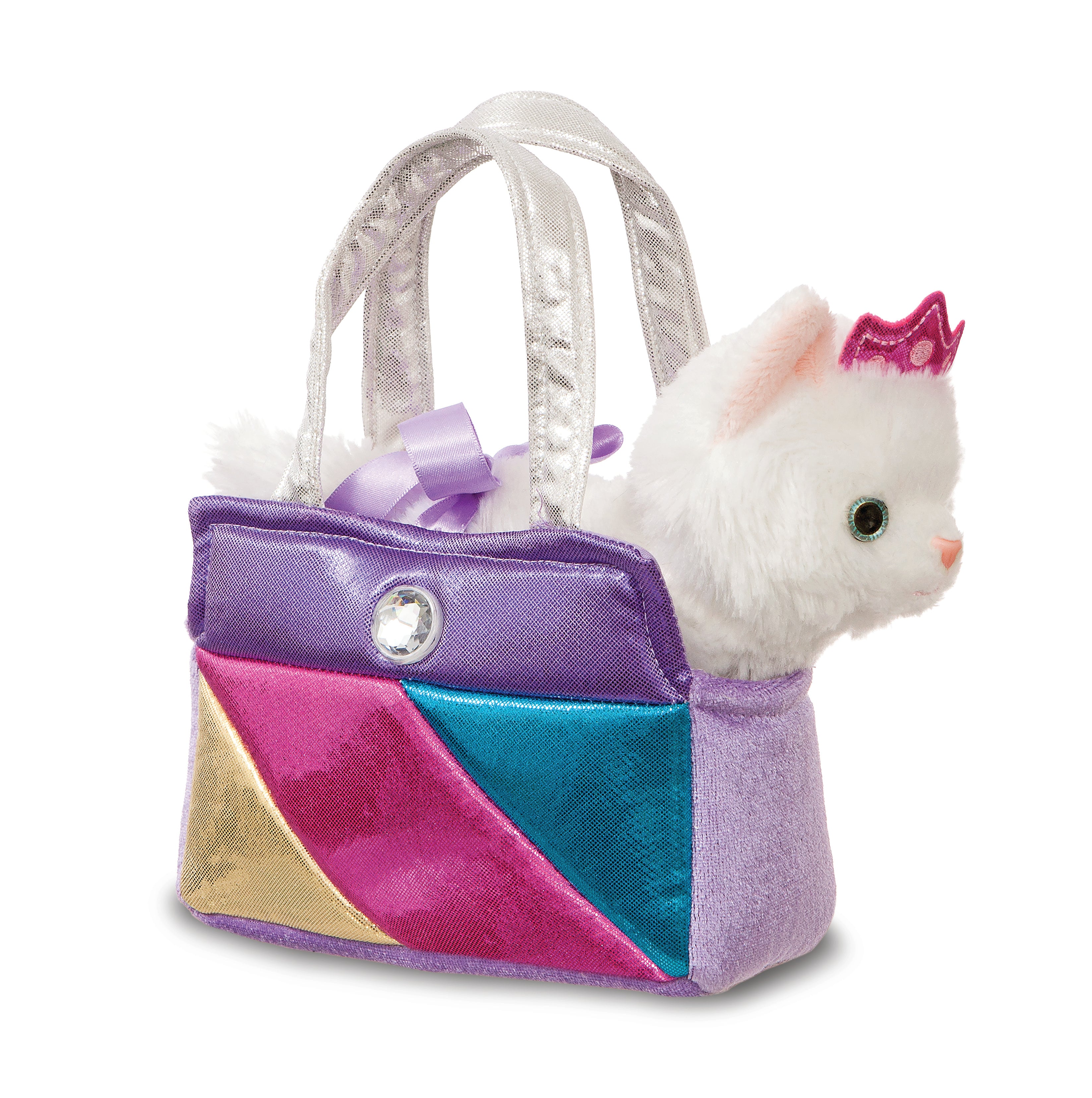 Fancy Pals - Cat with Rainbow Bag 20cm