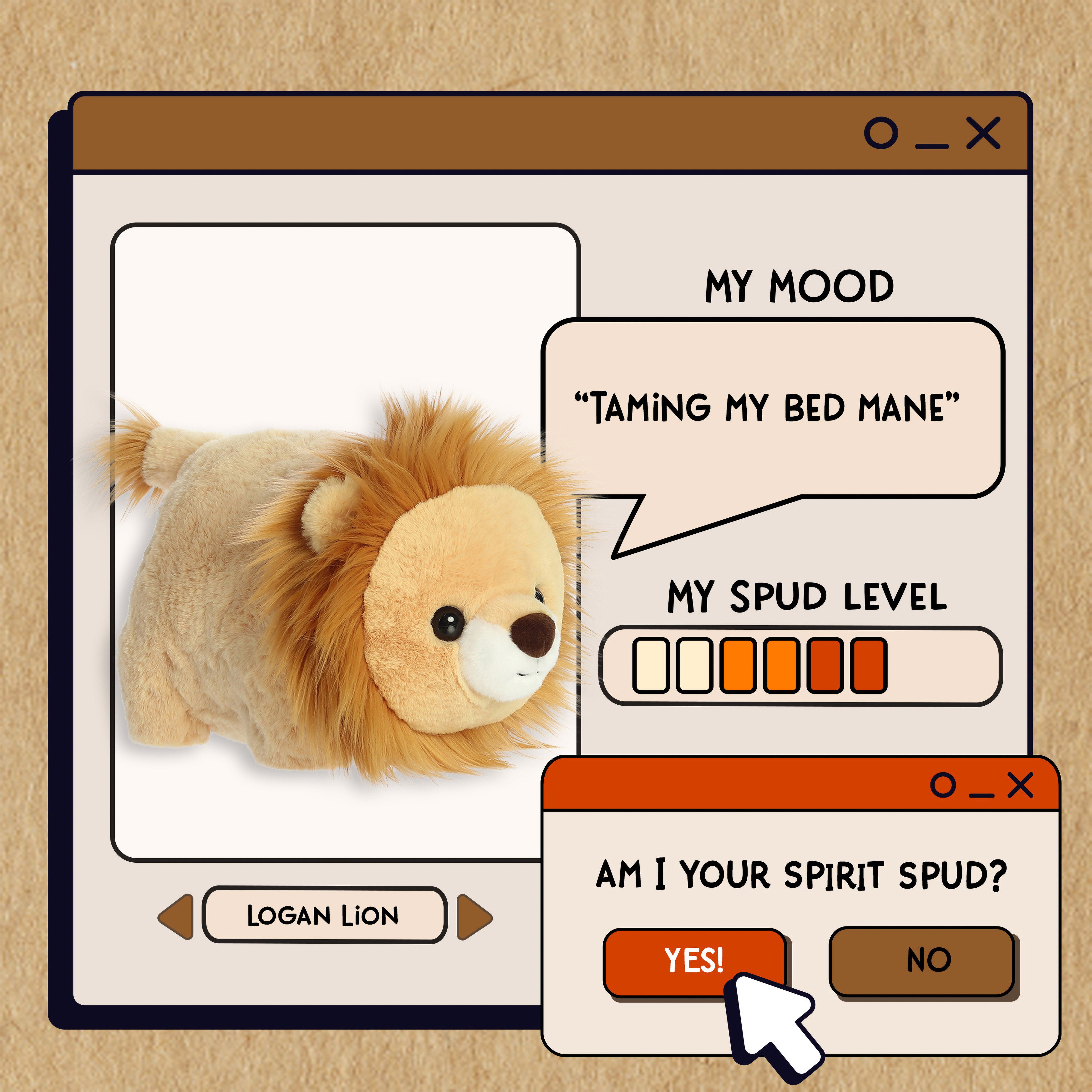 Spudsters - Logan Lion 25cm