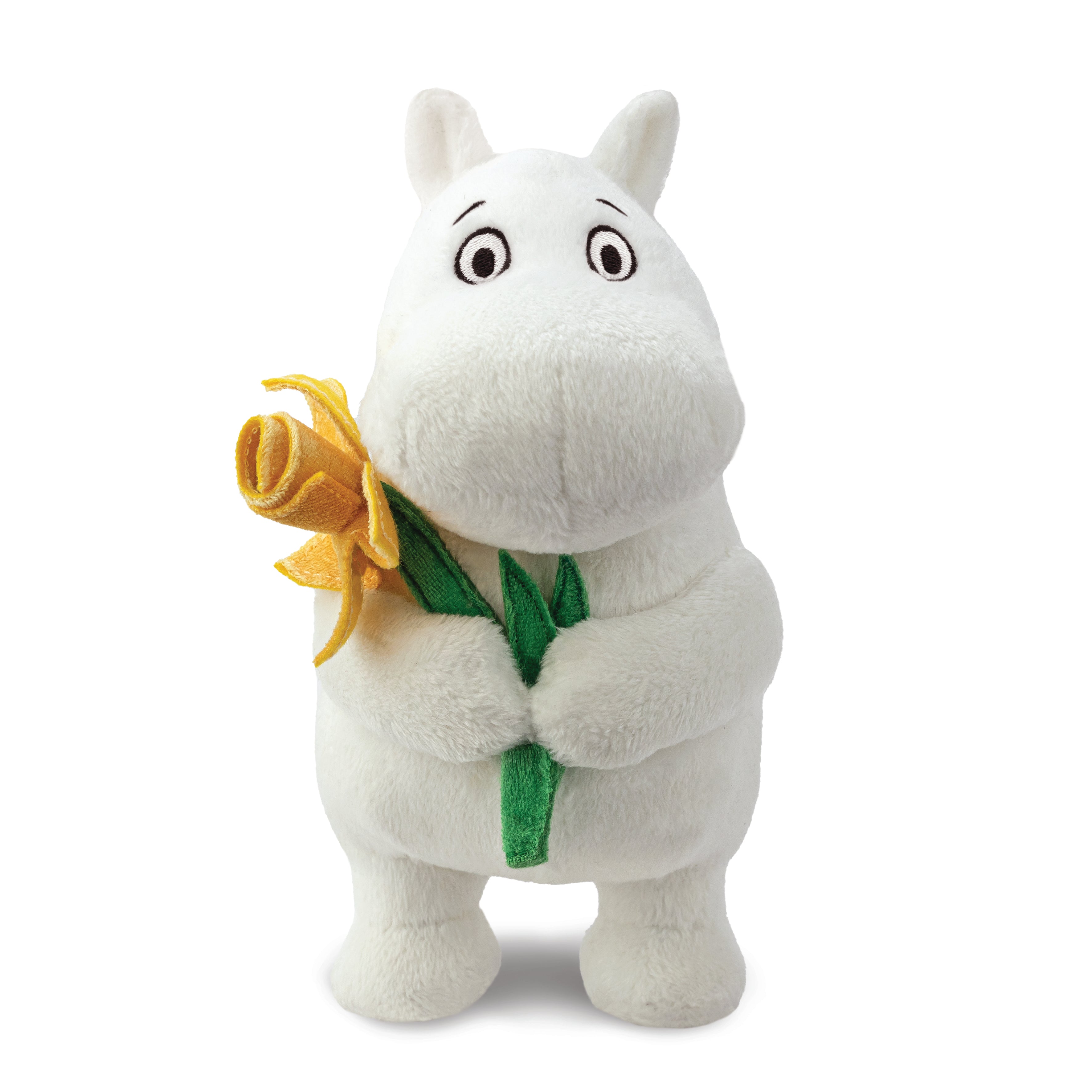 Moomin - Standing with Daffodil 17cm