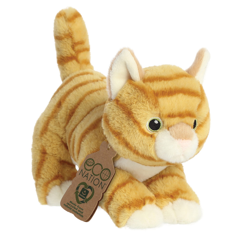 Eco Nation - Orange tabby cat 21cm