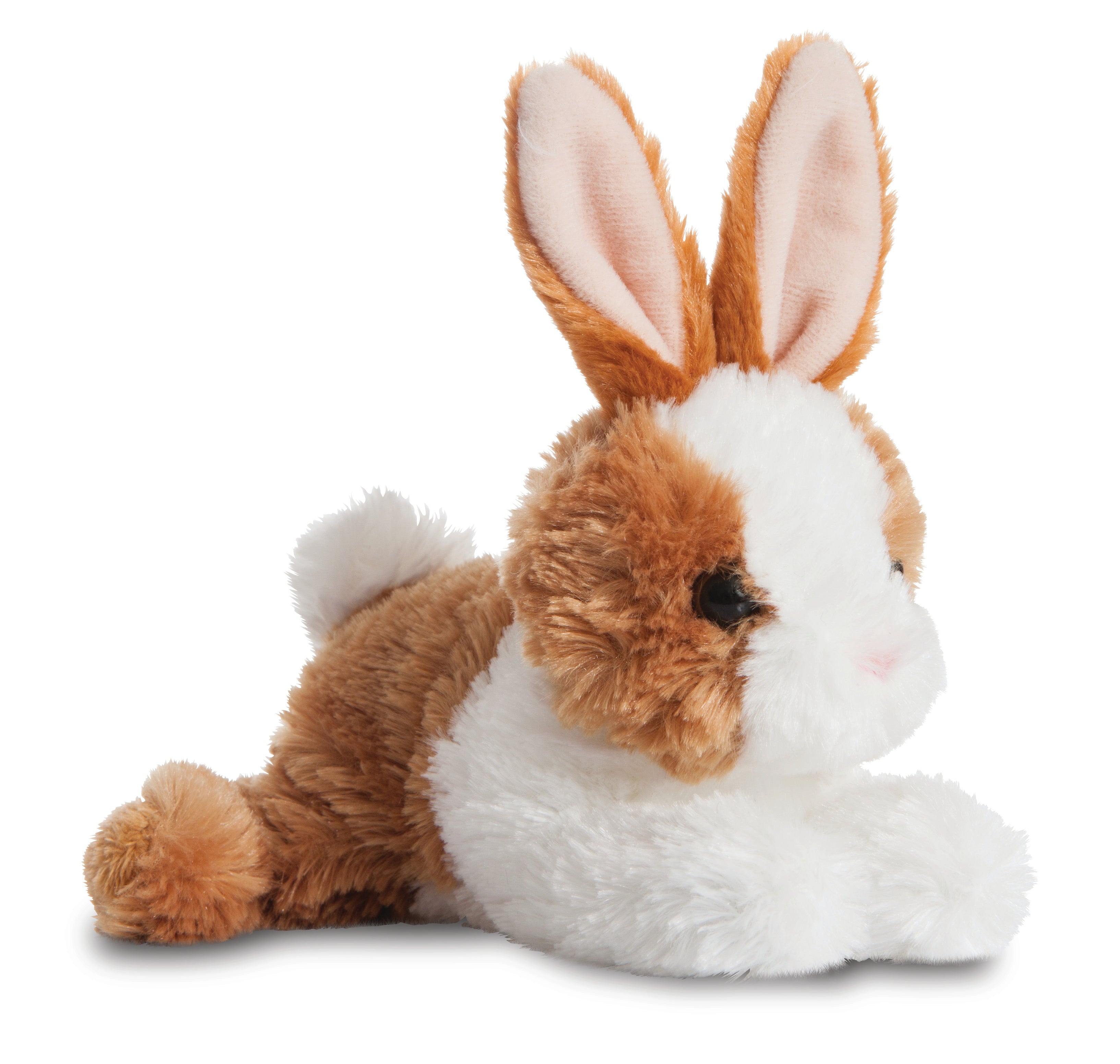 Mini Flopsies - Brown and white rabbit 20cm